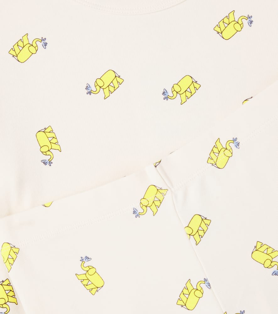 Printed cotton pajamas