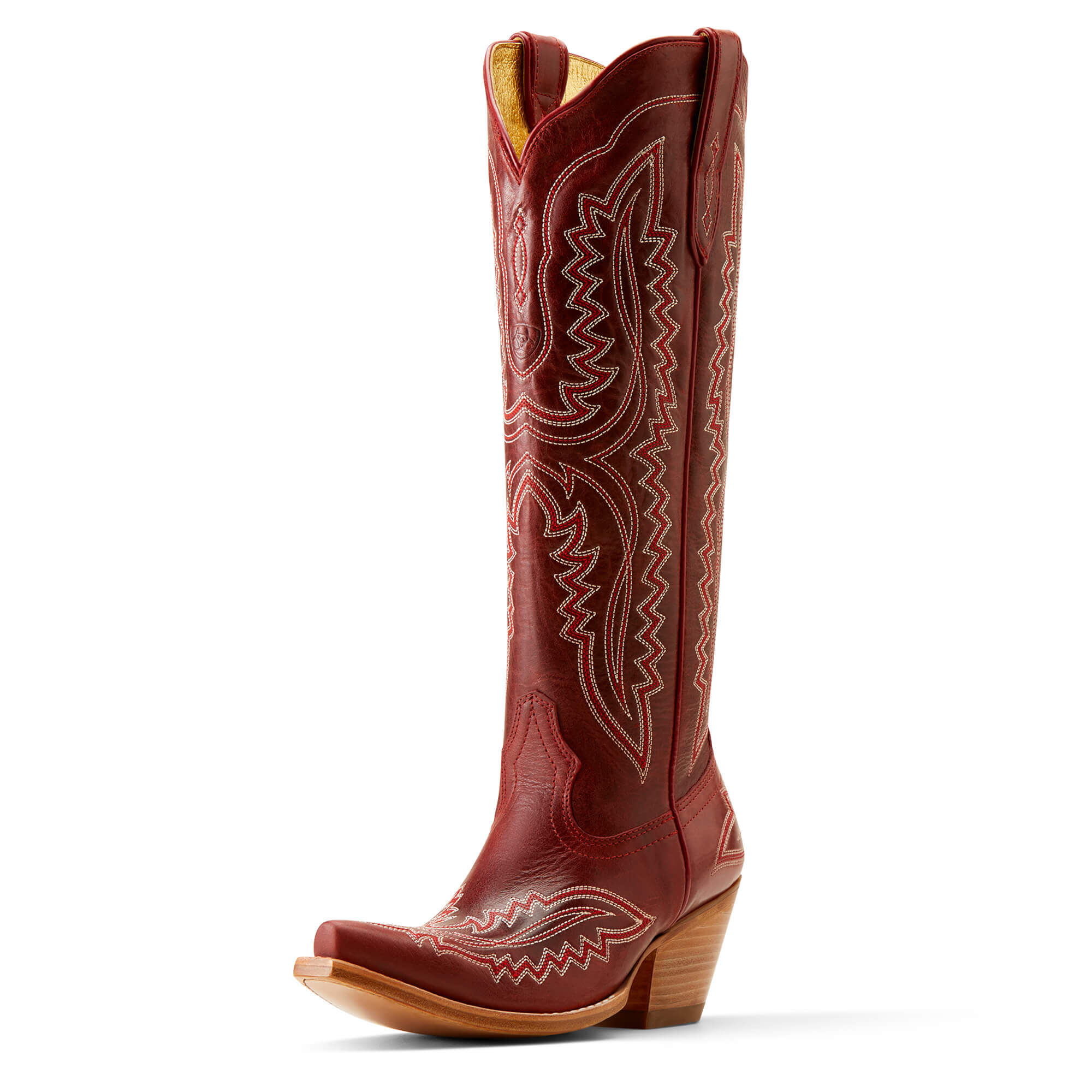 Women's Casanova X Toe Western Boots in Red Alert Leather, B Medium Width