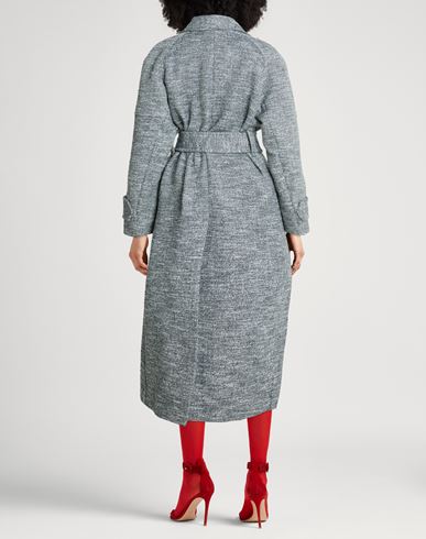 Woman Coat Grey Size 4 Polyester, Cotton