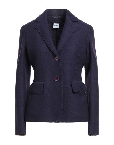 Woman Blazer Purple Size 8 Virgin Wool