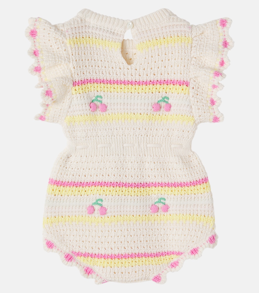 Baby Paloma crochet cotton onesie