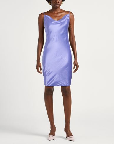Samsøe Φ Samsøe Woman Mini dress Purple Size L Viscose, Silk