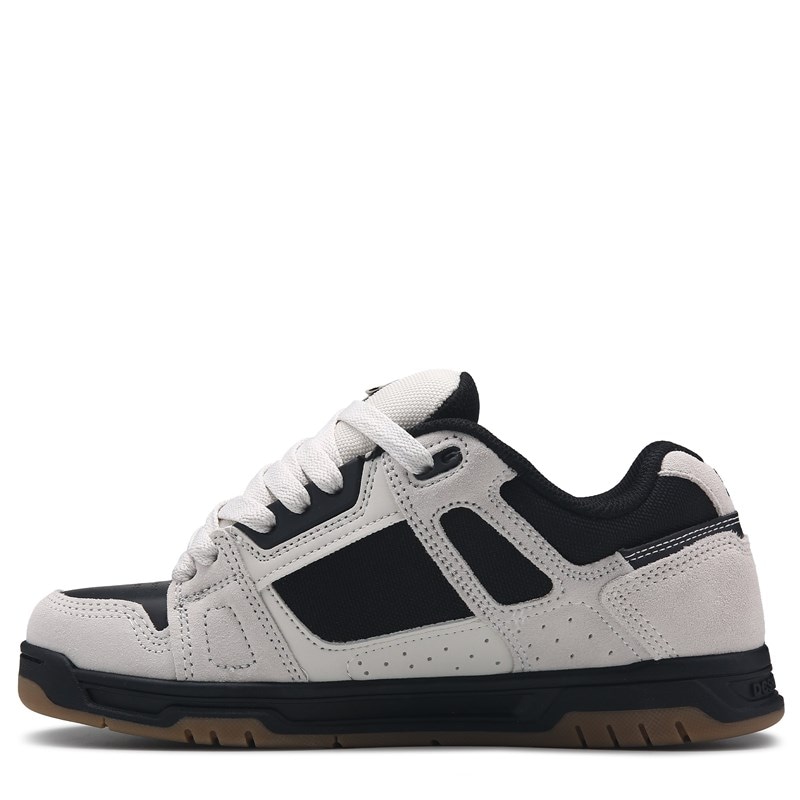 Men's Stag Skate Shoes (Off White/Black/Gum)