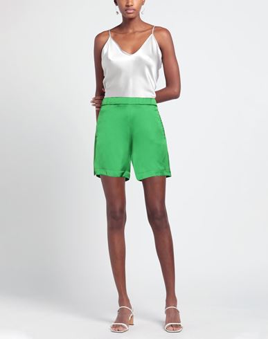 The Nina Studio Woman Shorts & Bermuda Shorts Green Size 4 Polyester