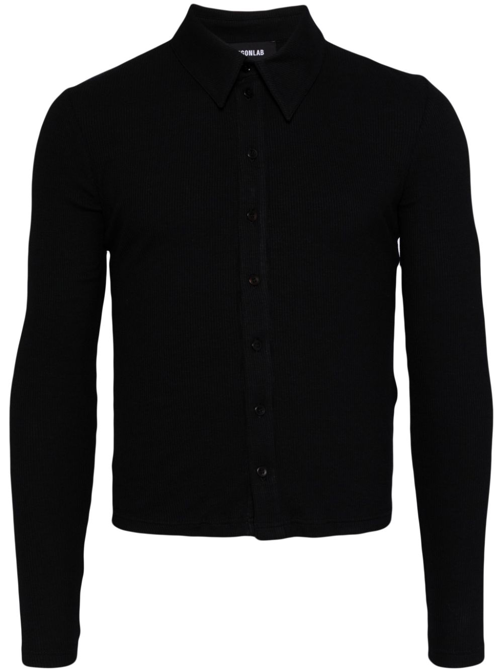 Wool button-up cardigan - Black