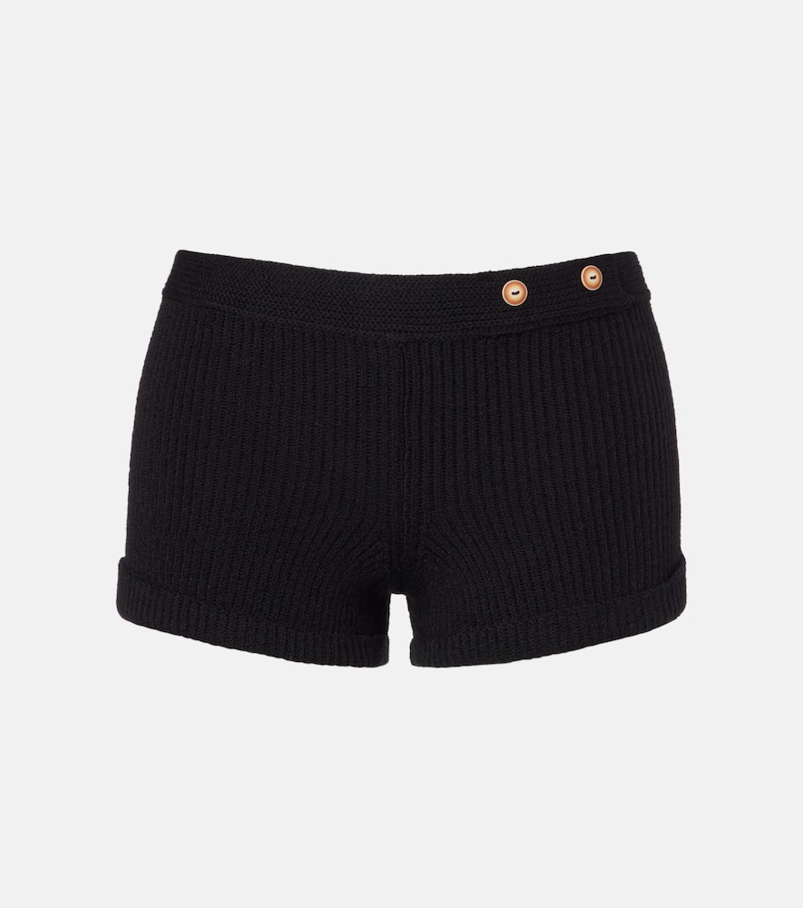 Diha knitted wool-blend shorts