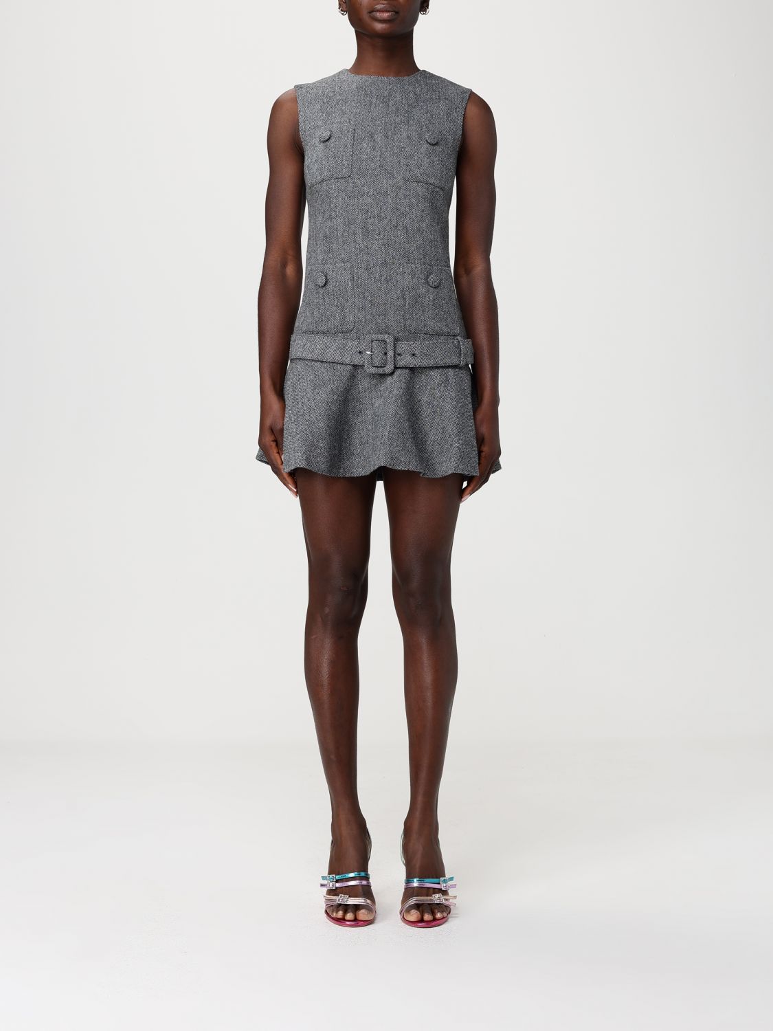 Dress Woman color Grey