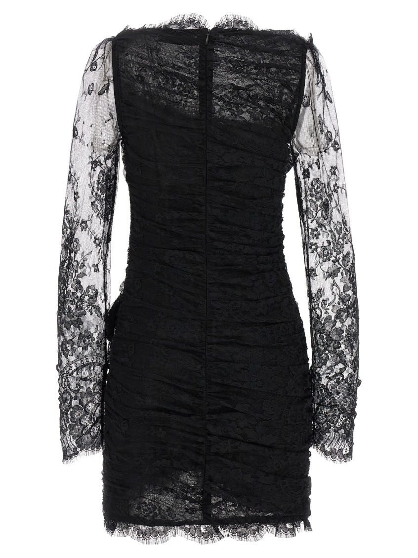 Draped Dress. Dresses Black