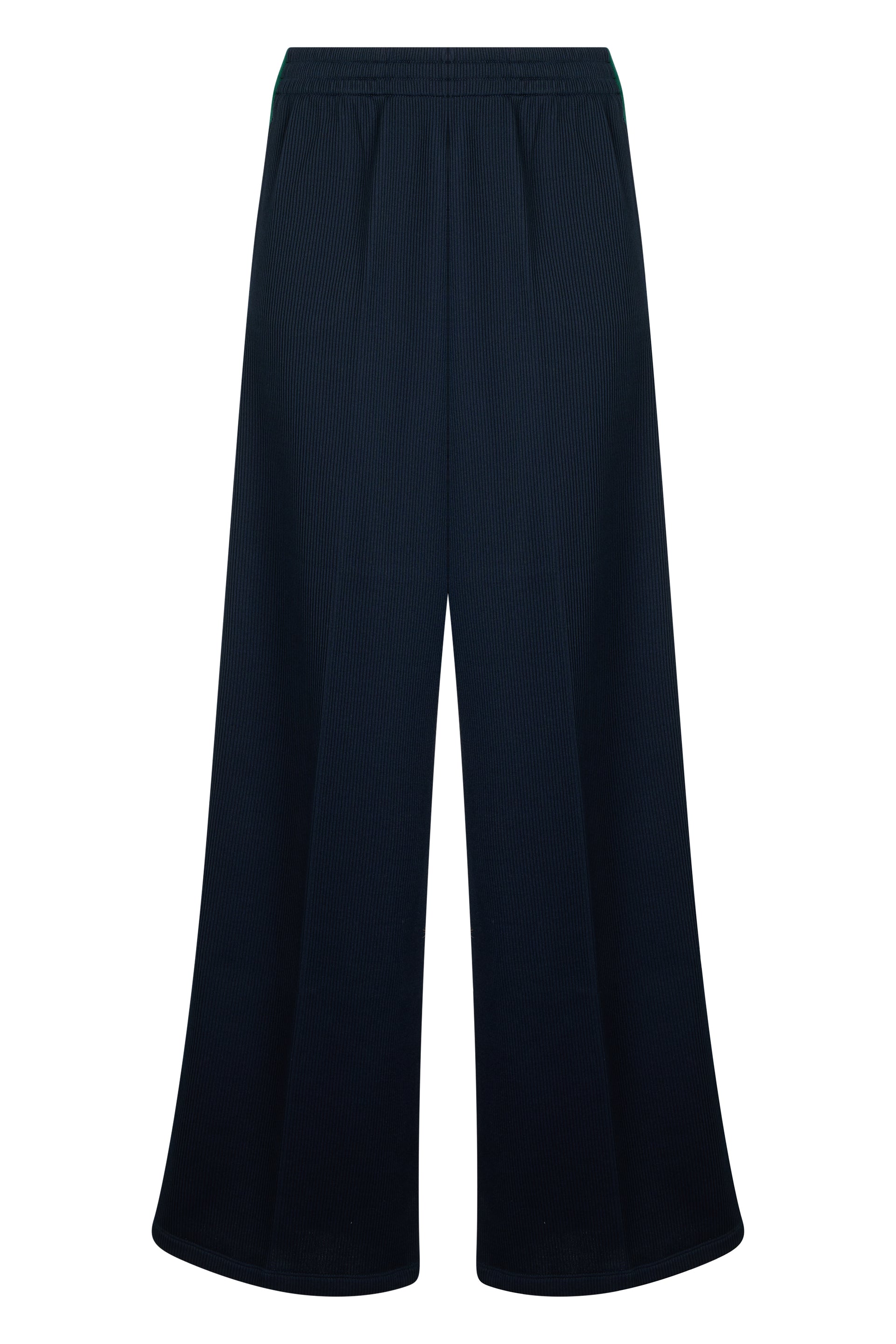 Palazzo Wide-Leg Cotton Pants