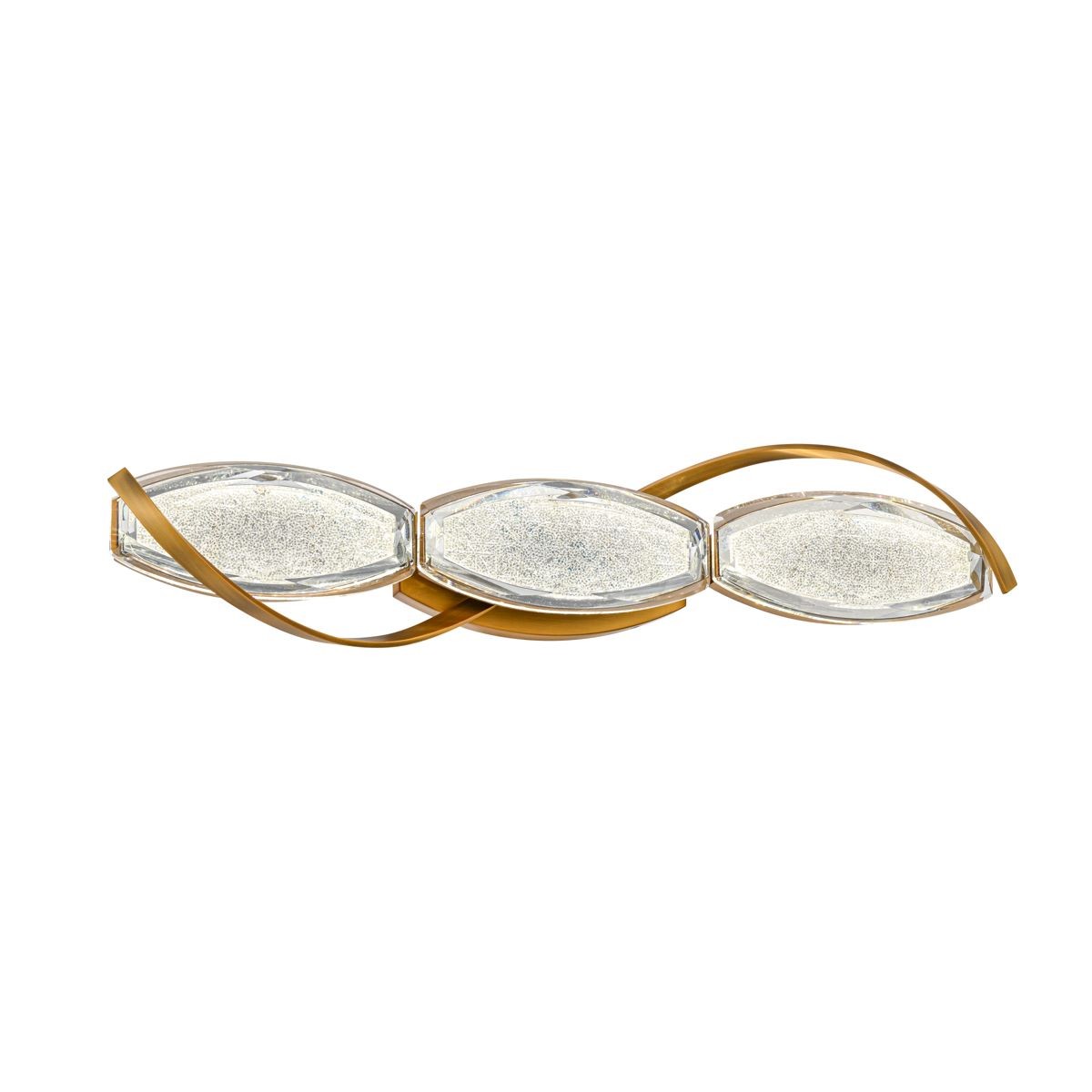 Bijoux LED Bathroom Vanity Light in Aged Bra