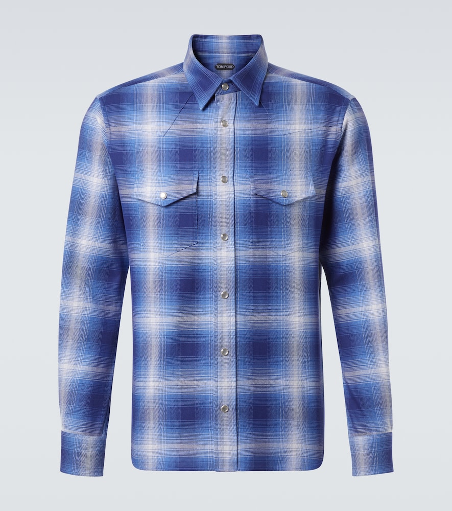 Checked cotton shirt