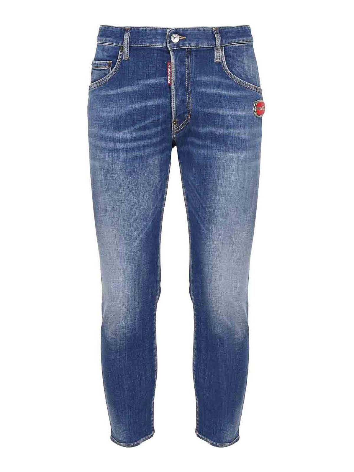Five Pockets Jeans In Cotton Denim
