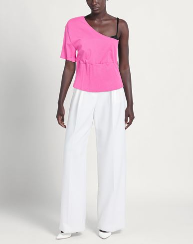 Woman Top Fuchsia Size 6 Cotton