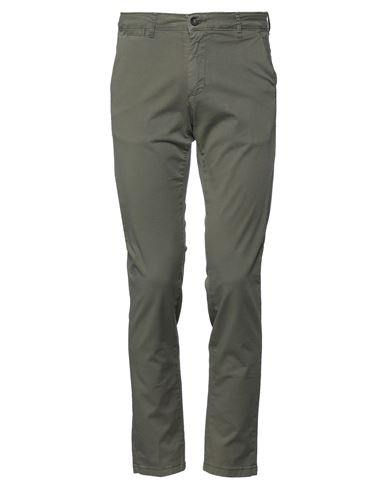 Man Pants Military green Size 28 Cotton, Elastane