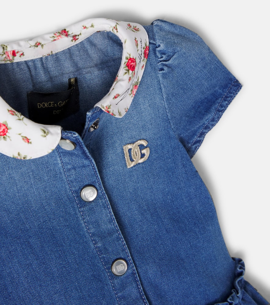 Baby DG denim dress and bloomers set