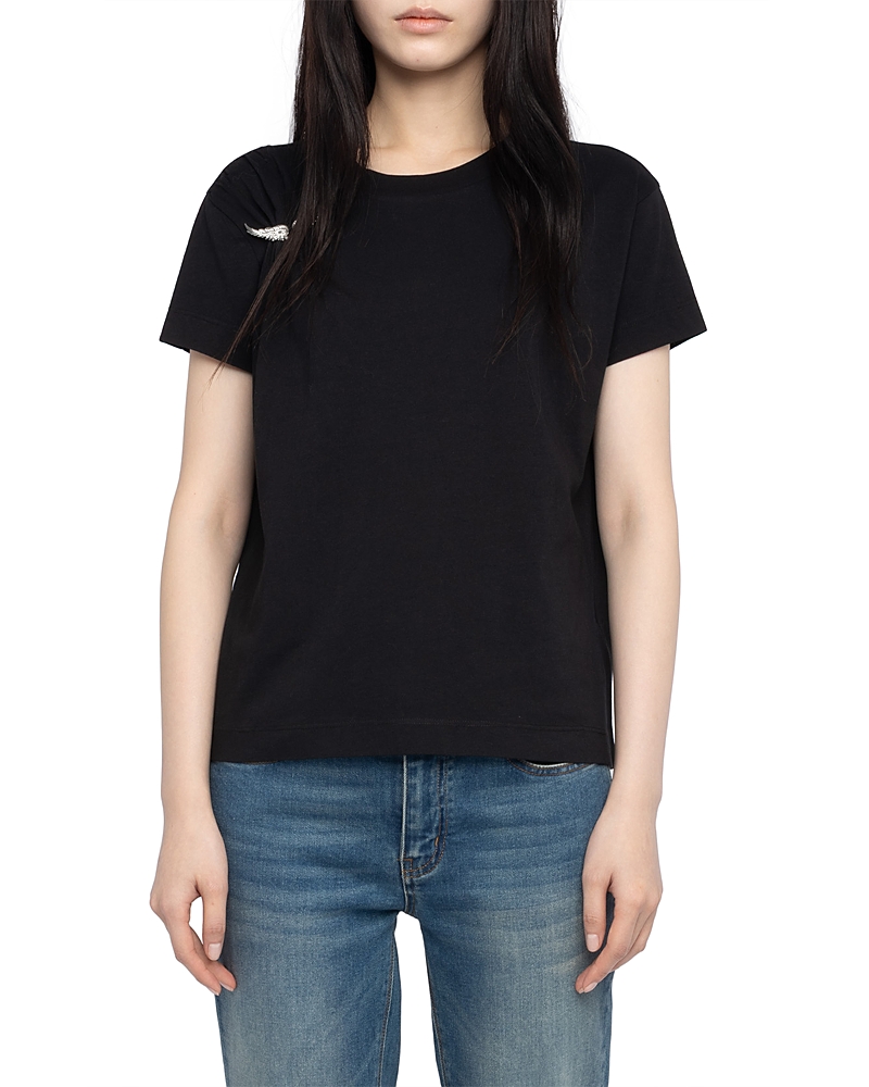 Suzan Wing Brooch T Shirt