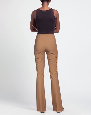 Olla Parég Woman Pants Camel Size 4 Polyamide, Elastane