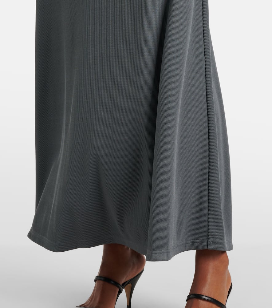 Concave Stone cut-out maxi dress