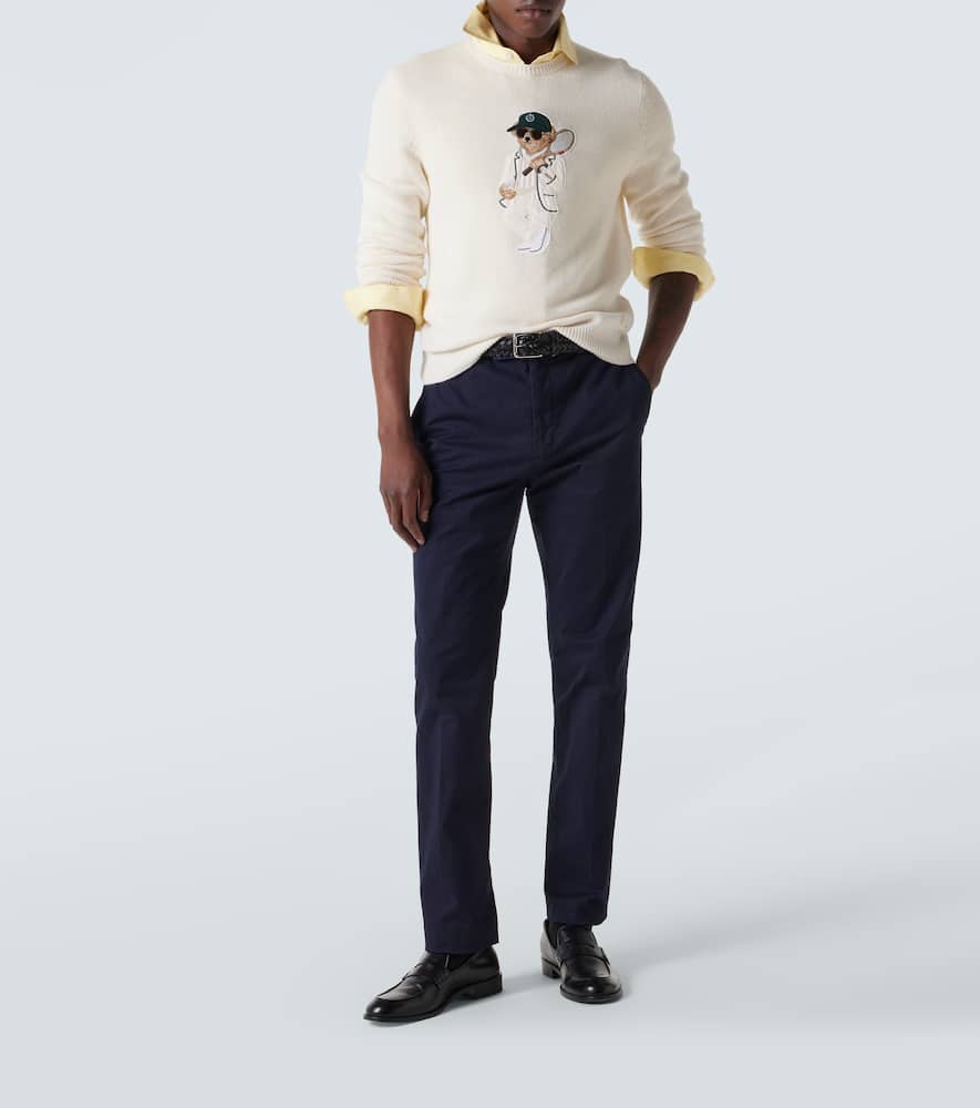 Cotton-blend chinos
