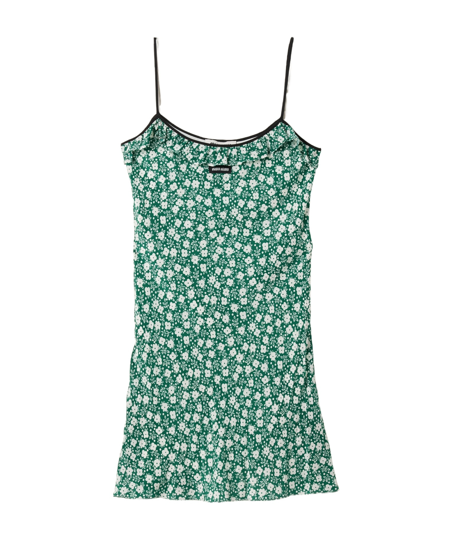 Crepe de chine mini-dress