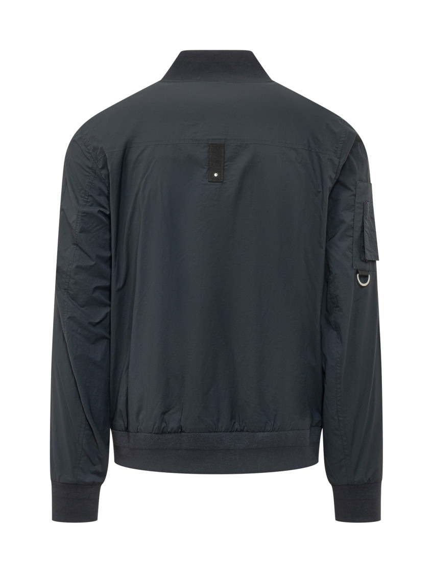 Zip-pocket Bomber Jacket