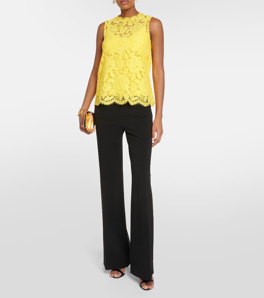 Floral lace top