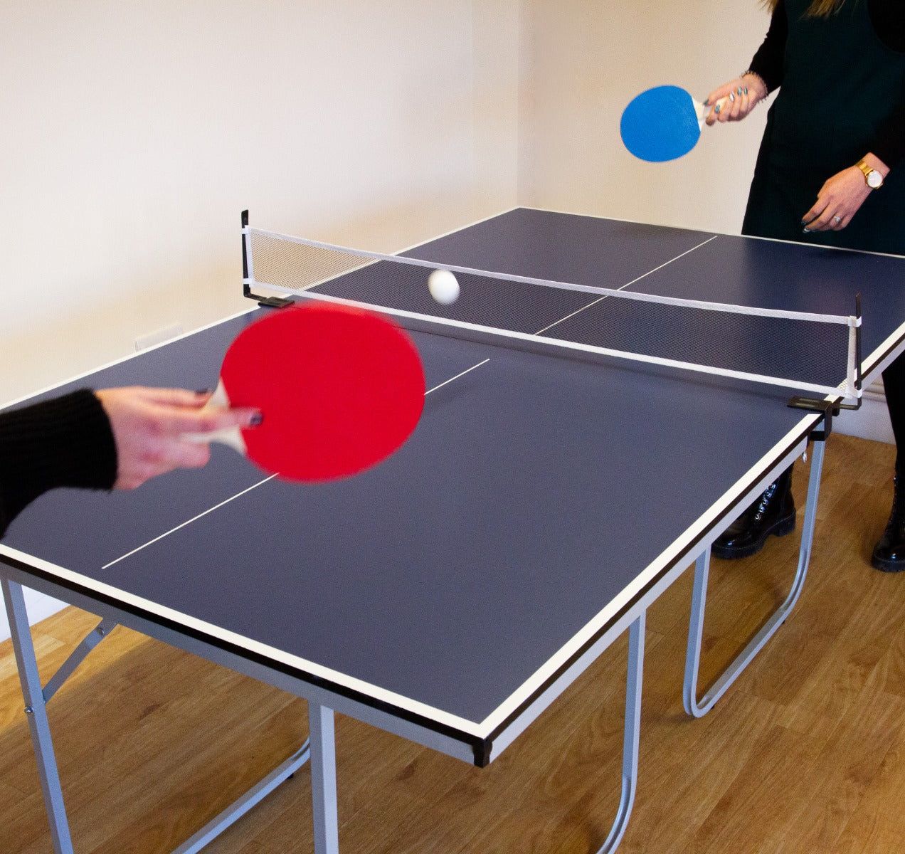 Table Tennis Table Folding 4 legs 181cm Ping Pong Table Portable Easy Quick Installation game Table Indoor and Outdoor