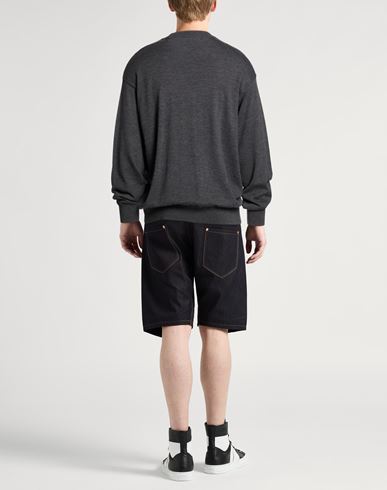 Man Sweater Grey Size M Virgin Wool, Polyamide, Elastane