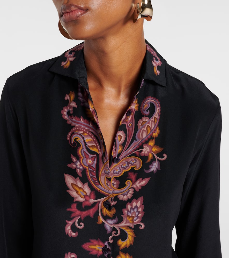 Paisley silk shirt
