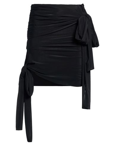 Woman Mini skirt Black Size 4 Polyamide, Elastane