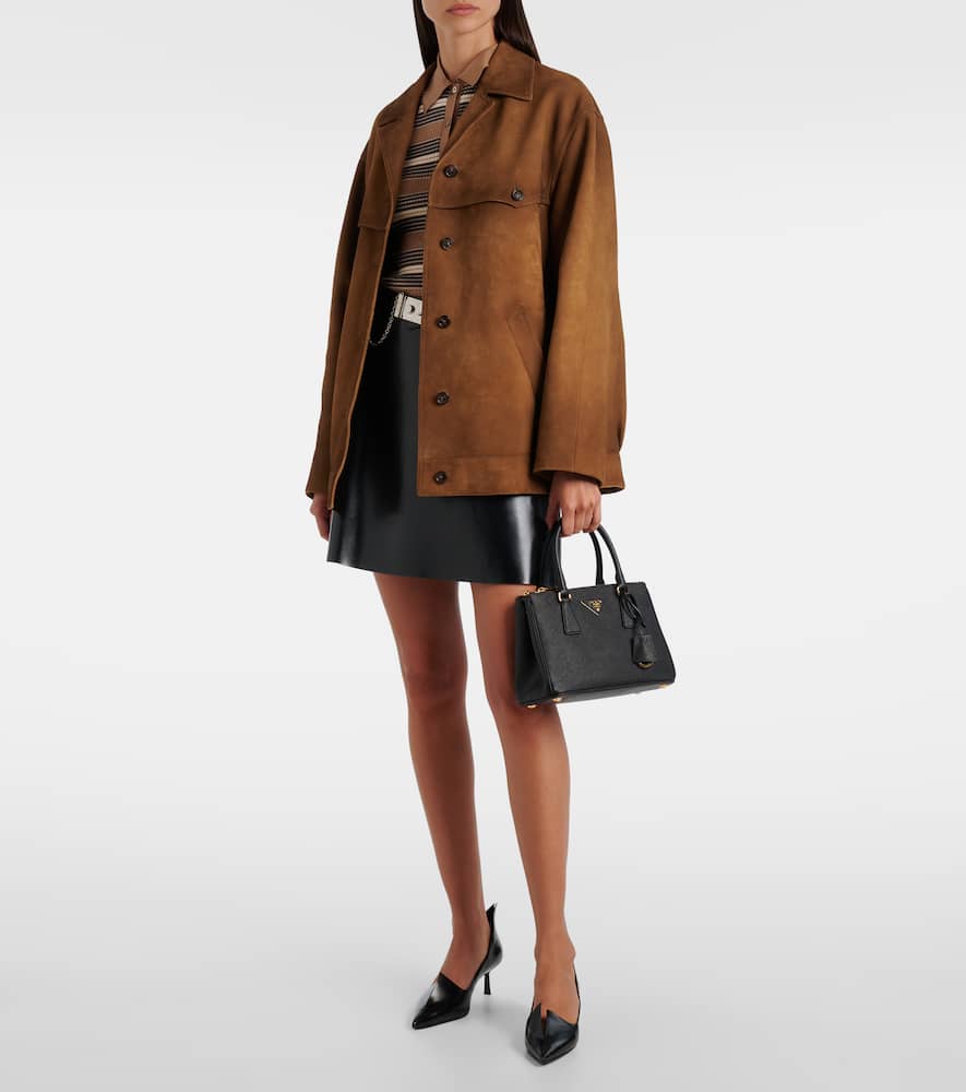 Galleria Saffiano Small leather tote bag