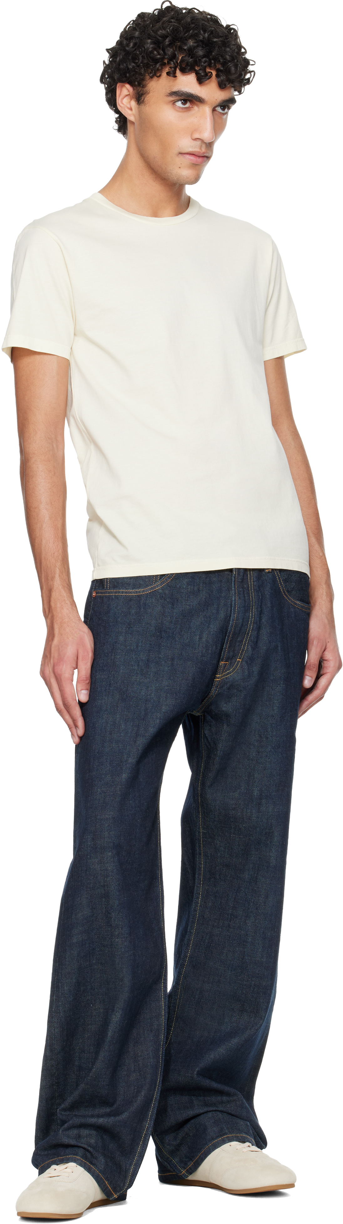 Yellow Fitted T-shirt