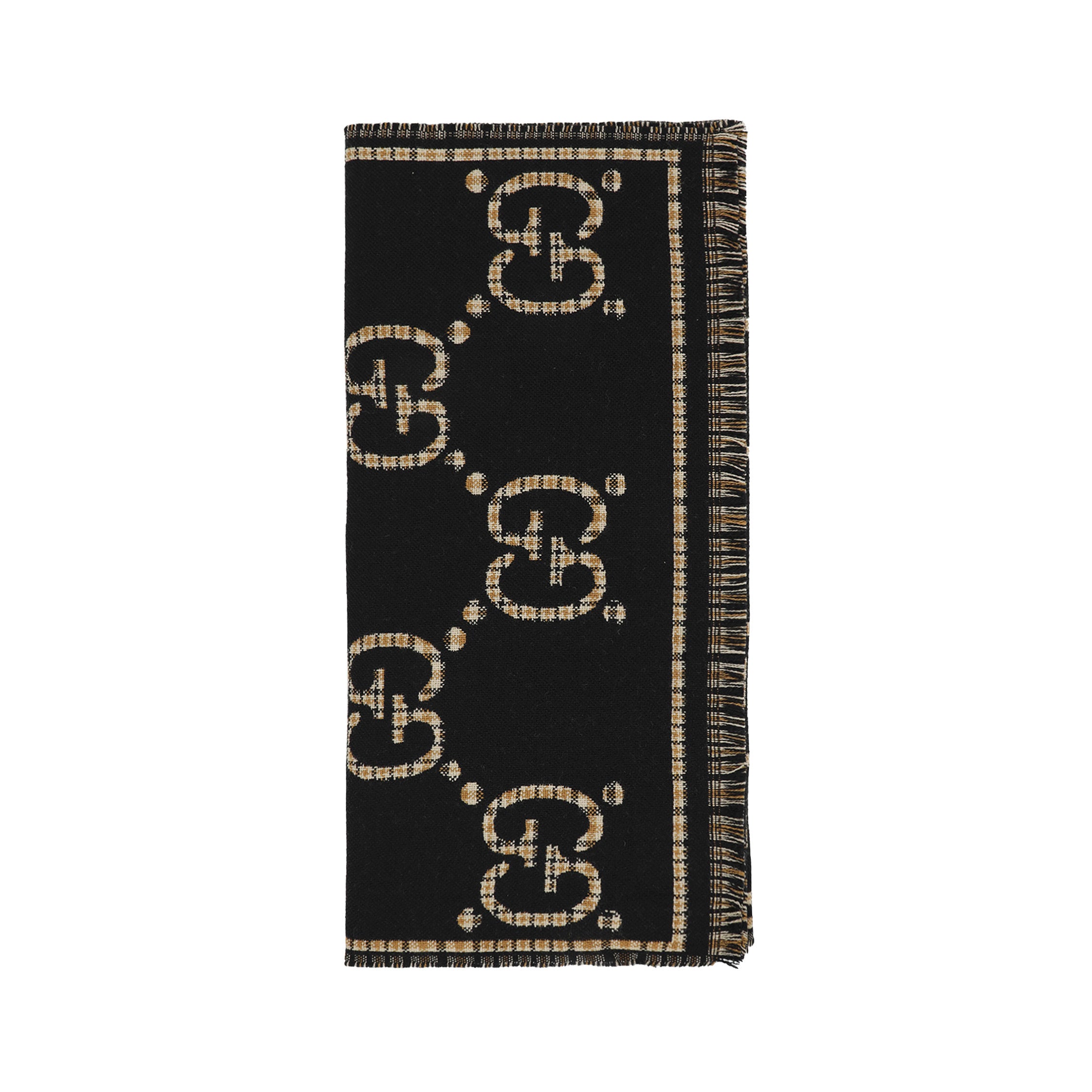 Check GG Wool Scarf