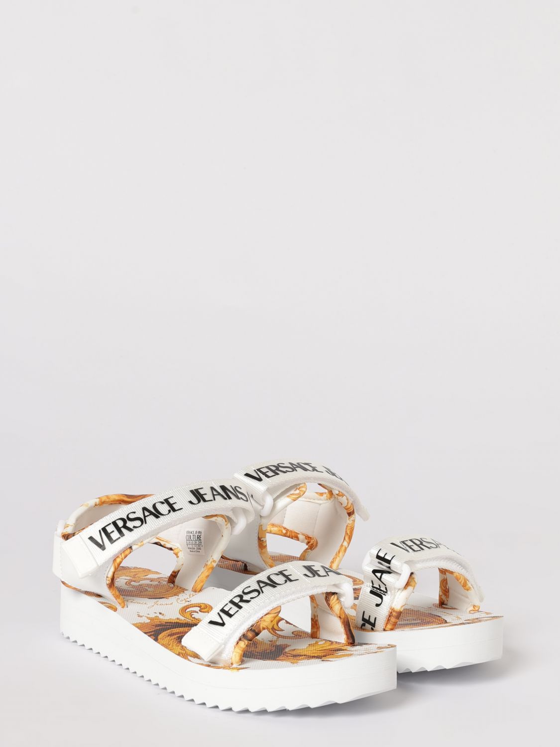 Heeled Sandal Woman color White