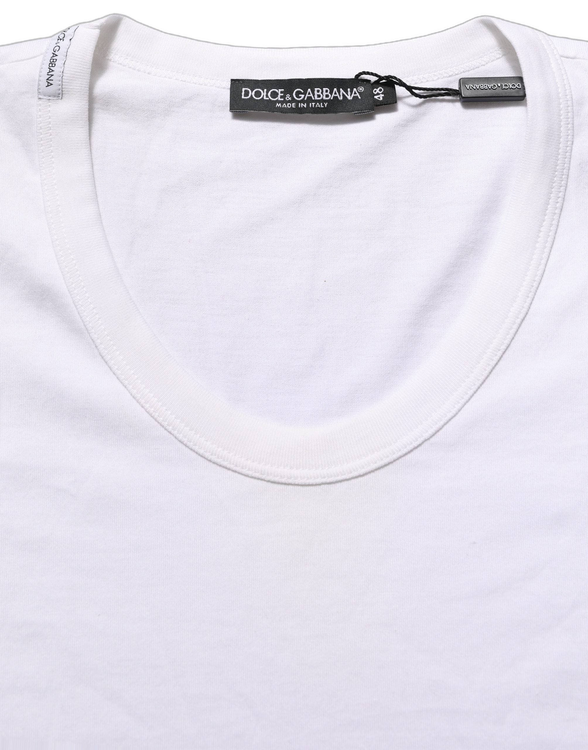 Cotton Crewneck T-Shirt — White