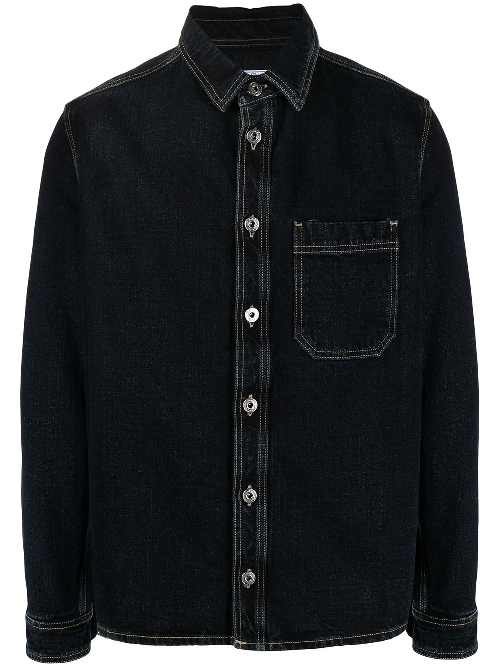 Long-sleeve denim shirt - Blue