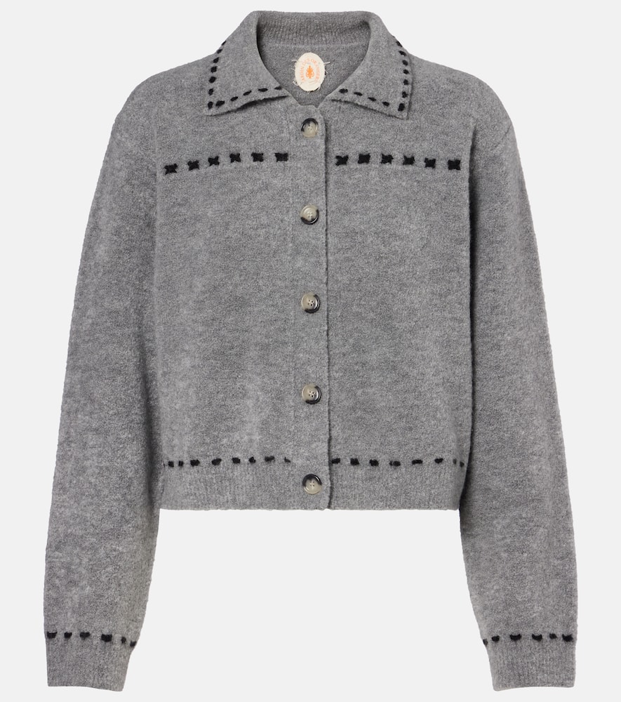 Wool and cashmere-blend cardigan