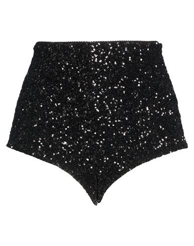 Woman Shorts & Bermuda Shorts Black Size M Polyester