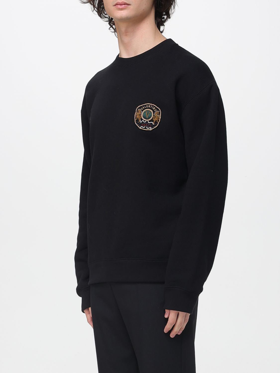 Sweatshirt Men color Black