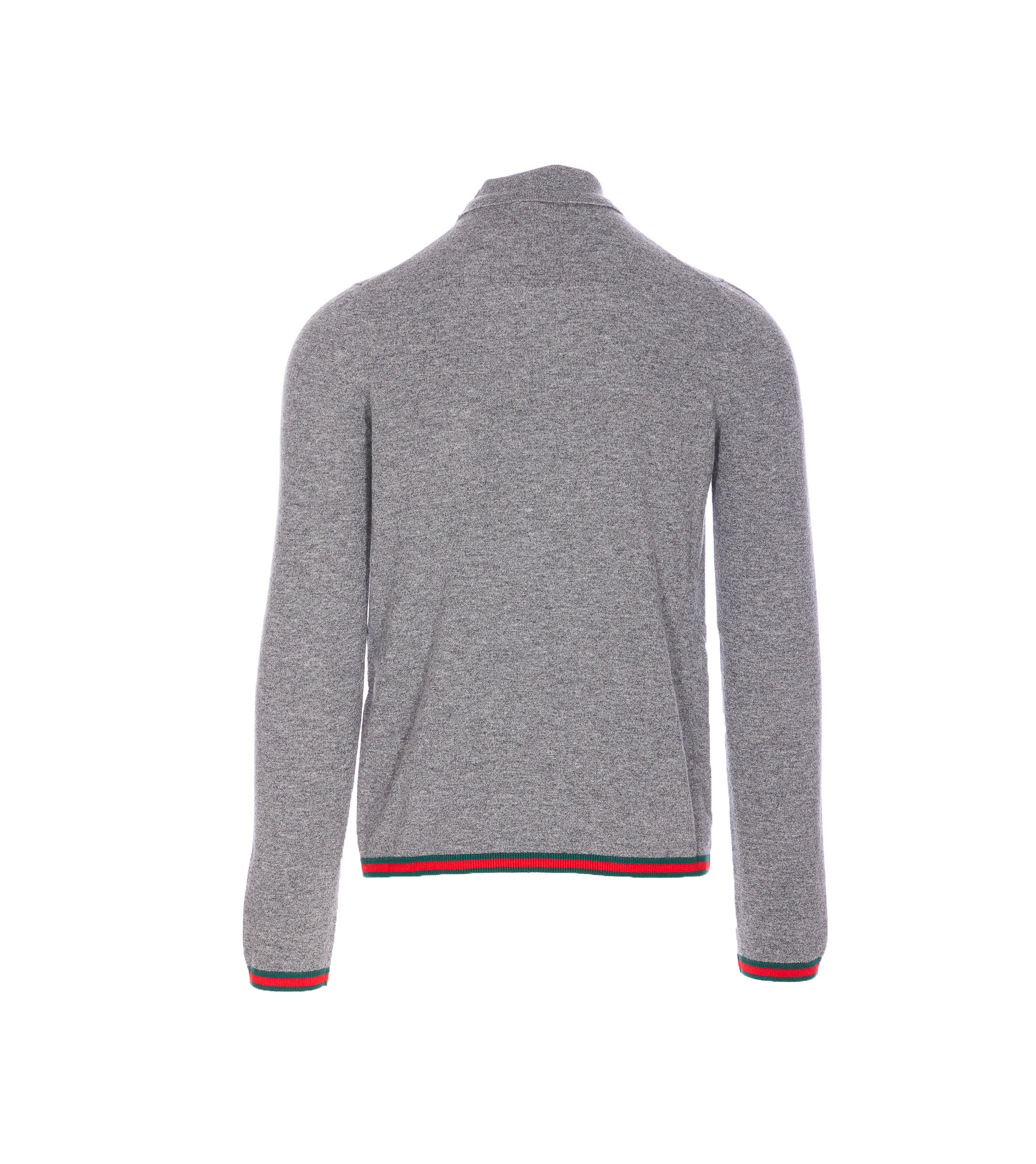 Gucci - high neck turtleneck sweater with ribbed tri
