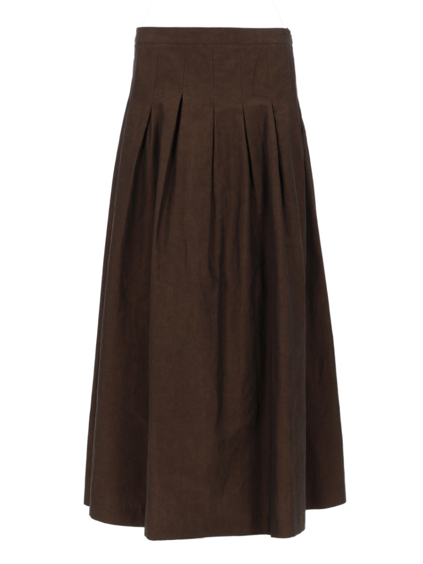 Pt Torino - high waist midi pleated skirt