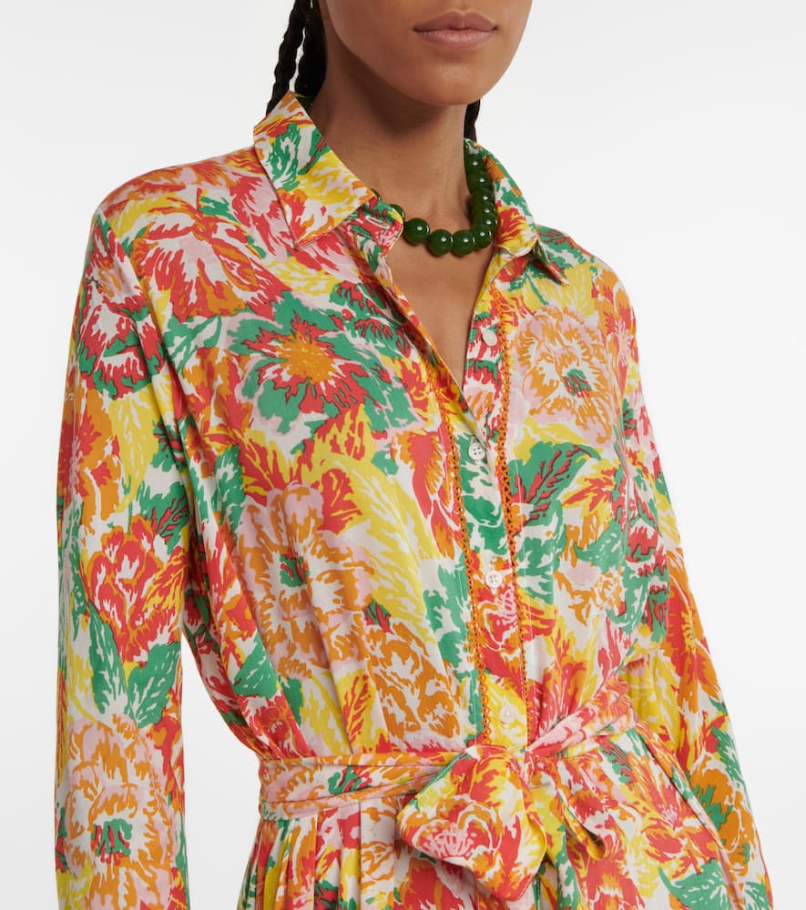 Kimi floral shirt dress