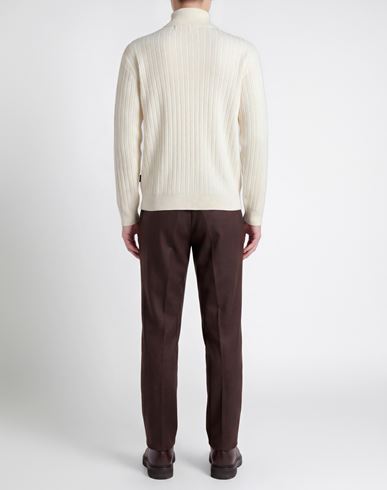 Man Turtleneck Cream Size XL Viscose, Nylon