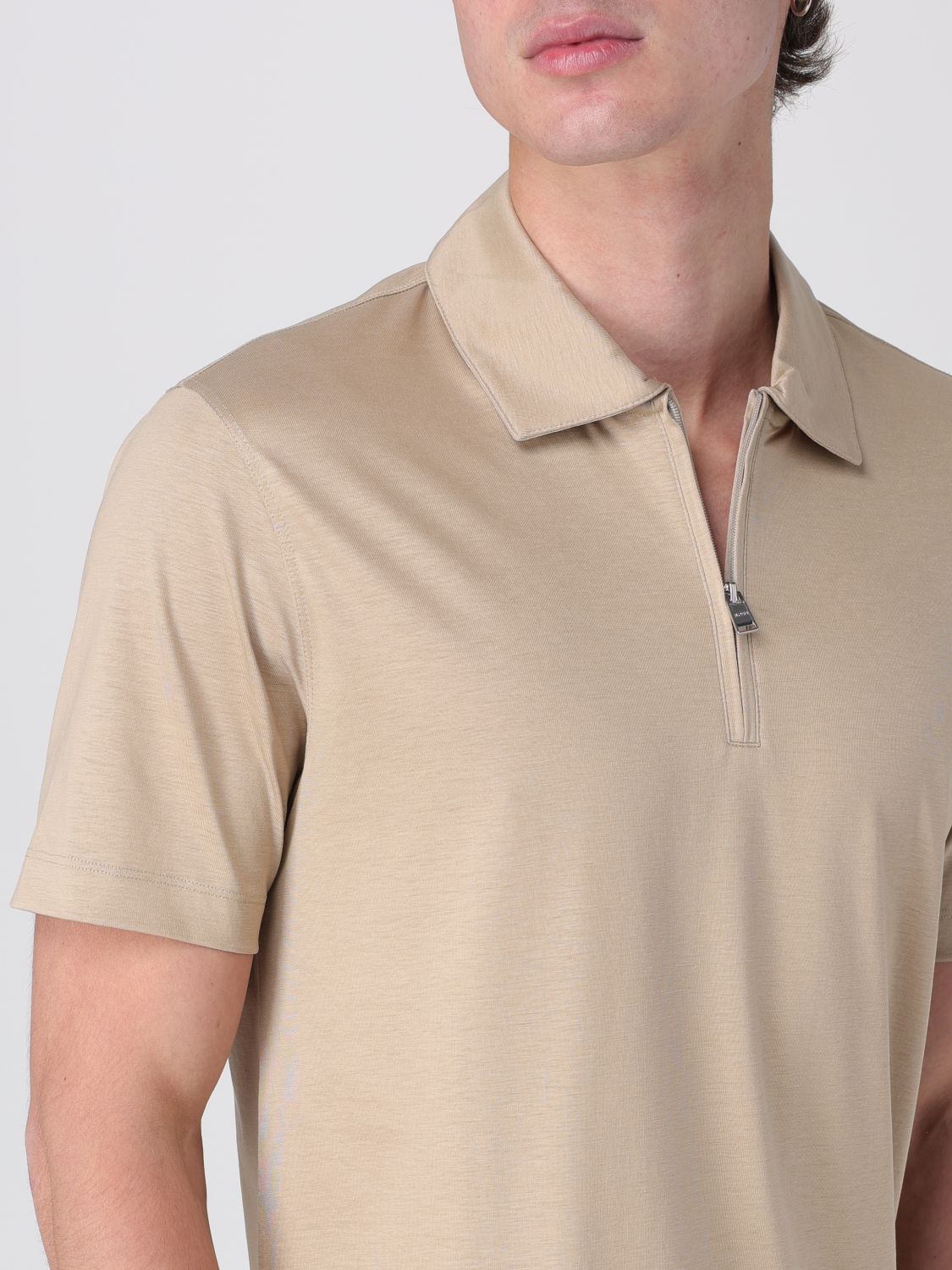 Polo Shirt BOSS Men color Beige