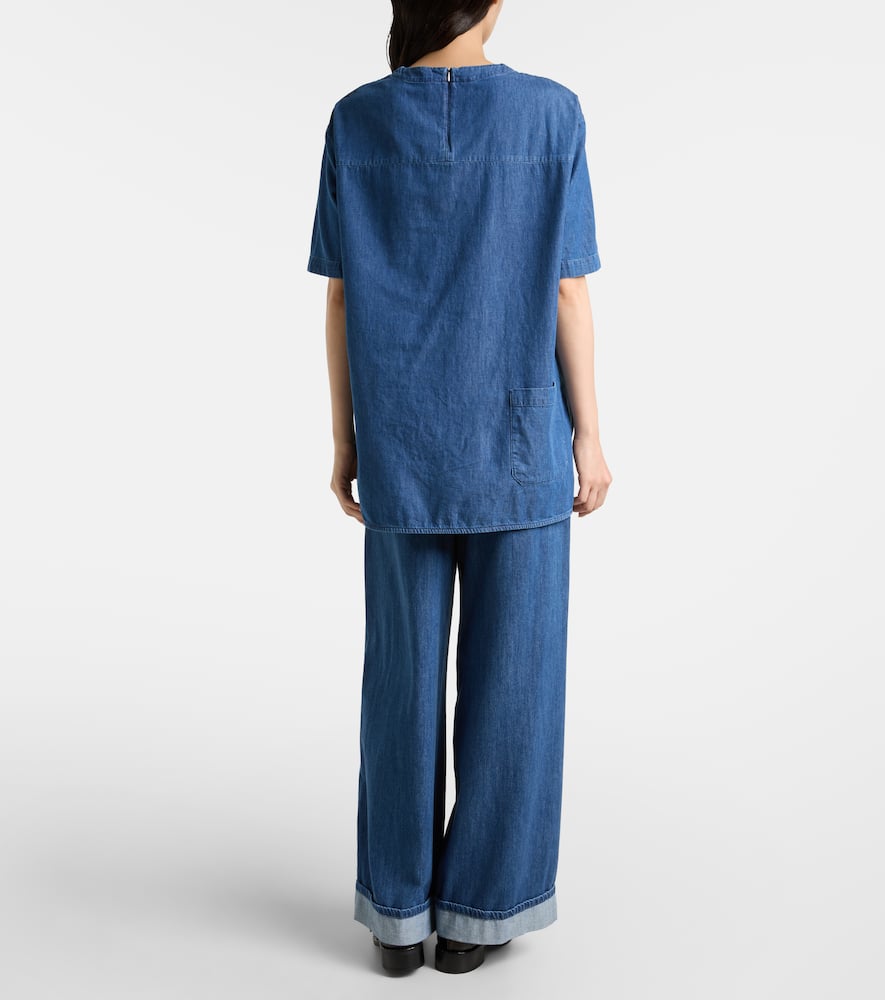 Moresca denim top