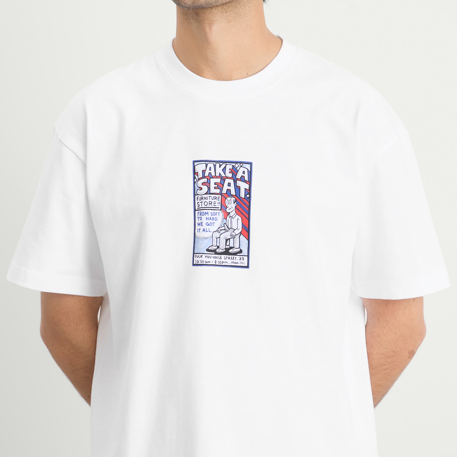 Men's Take A Seat T-Shirt White