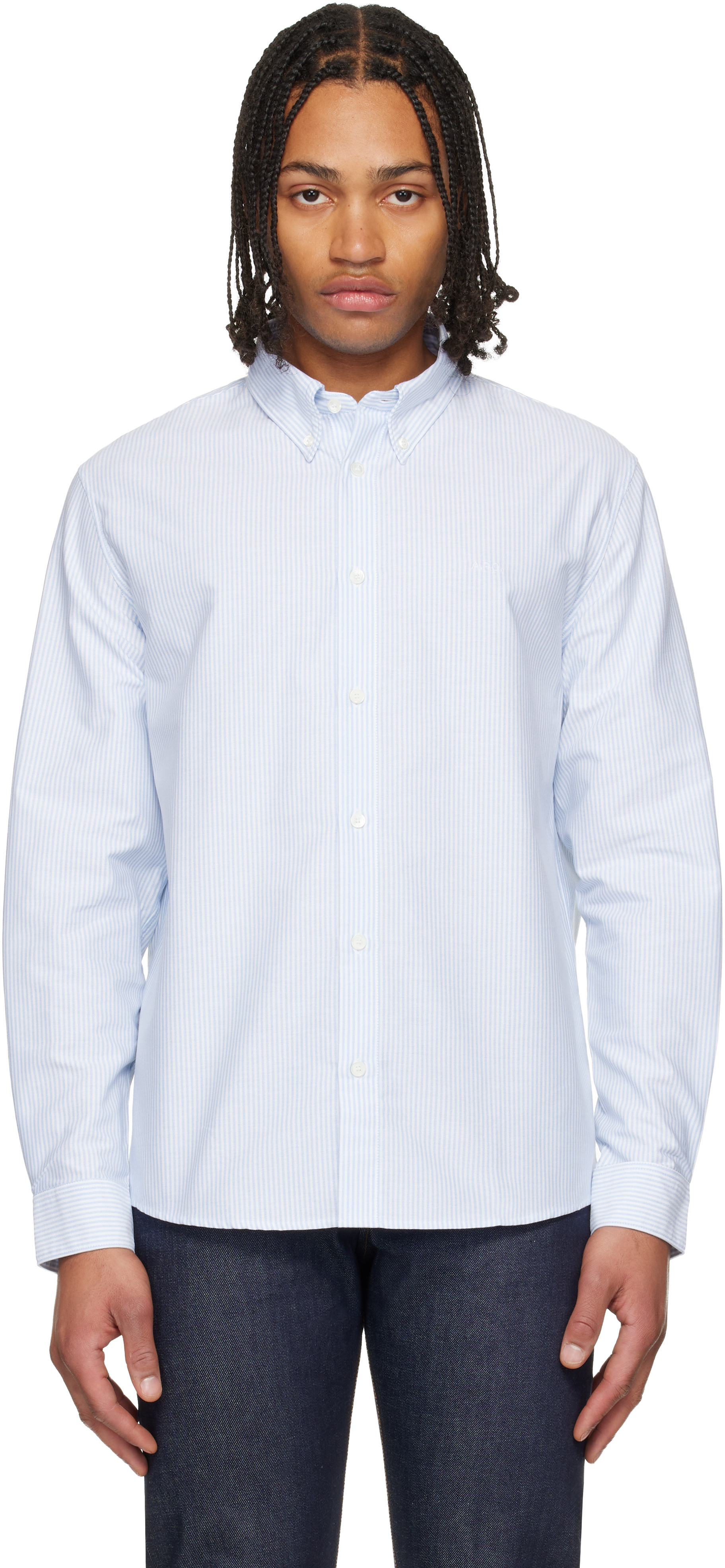 A. P.C. Blue Greg Shirt