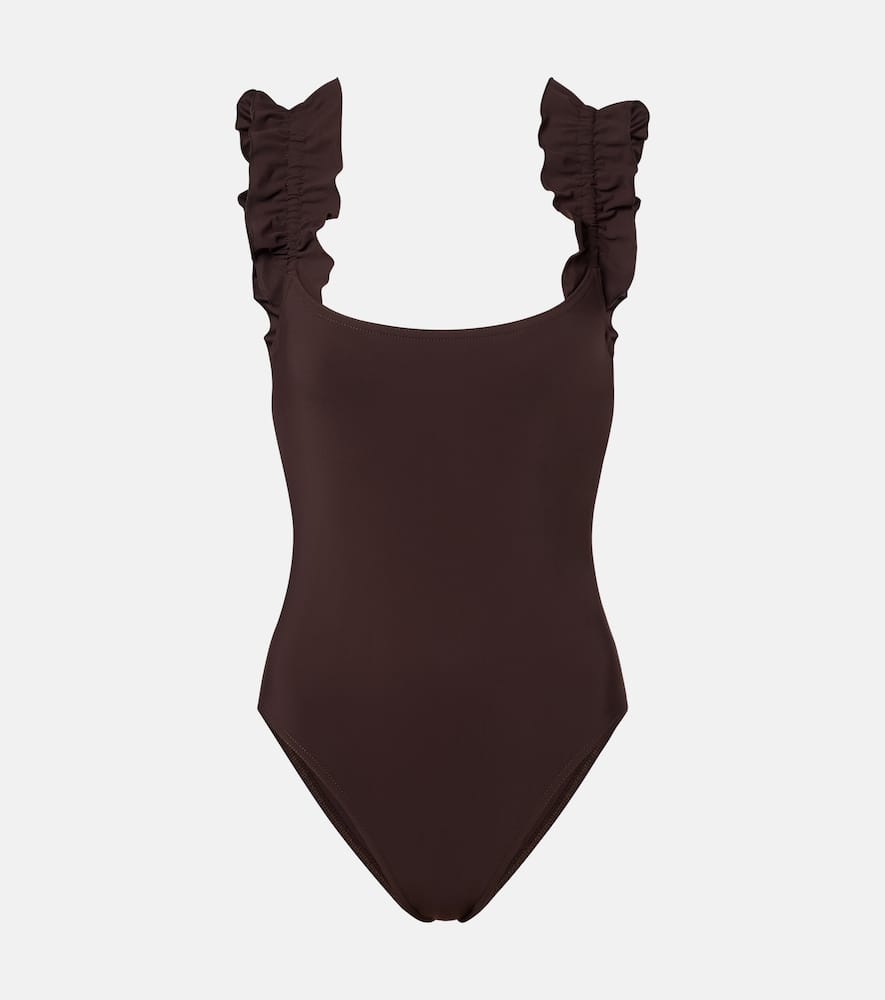 Ruffled swimsuit