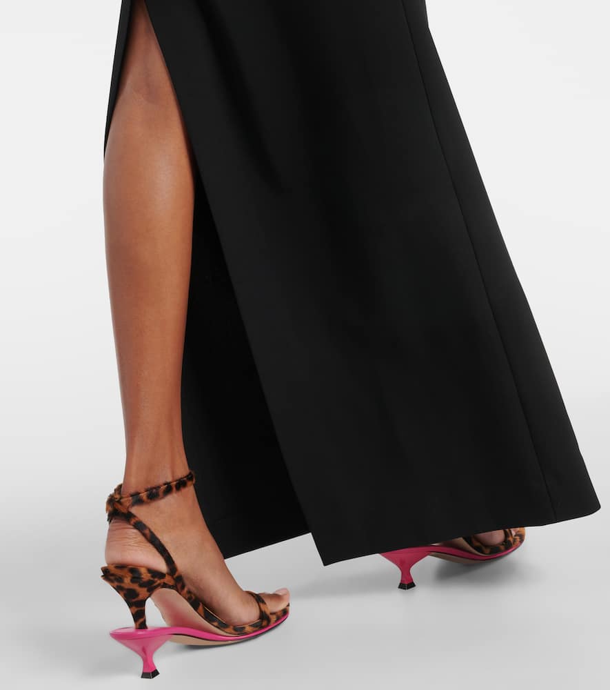 Sabre jersey maxi dress