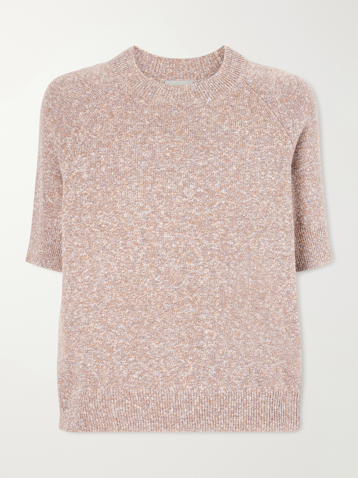 Cotton And Linen-blend T-shirt - Sand